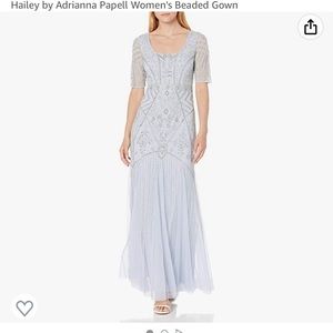 Adrianna Papel beaded gown